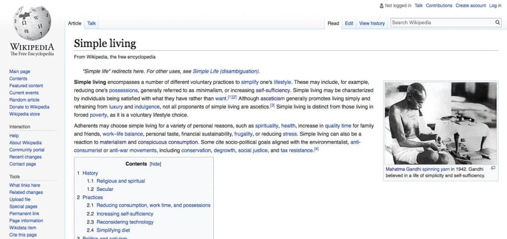 Sloww Gandhi Simple Living Wikipedia