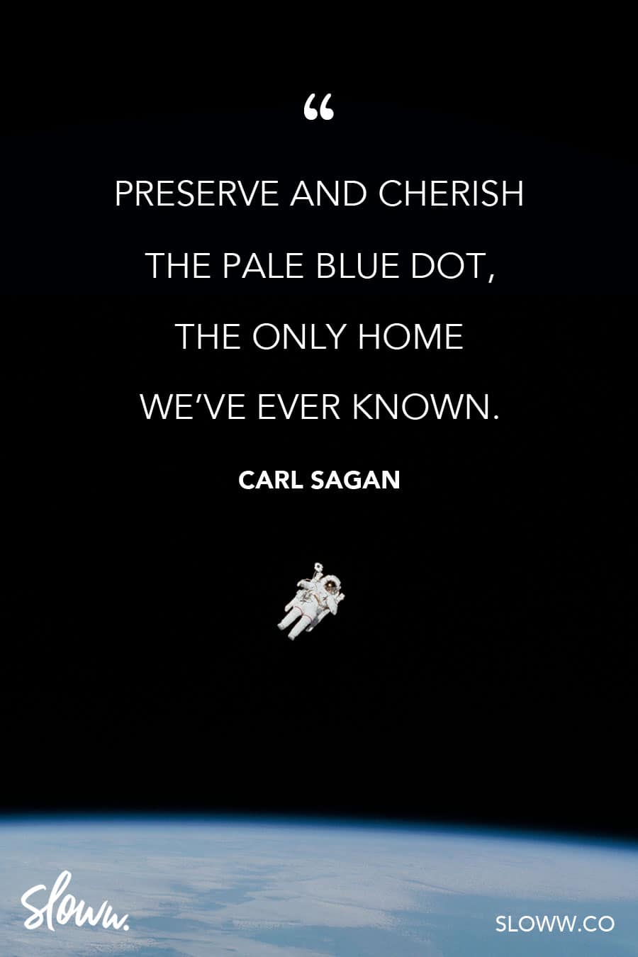 Sloww Carl Sagan Pale Blue Dot