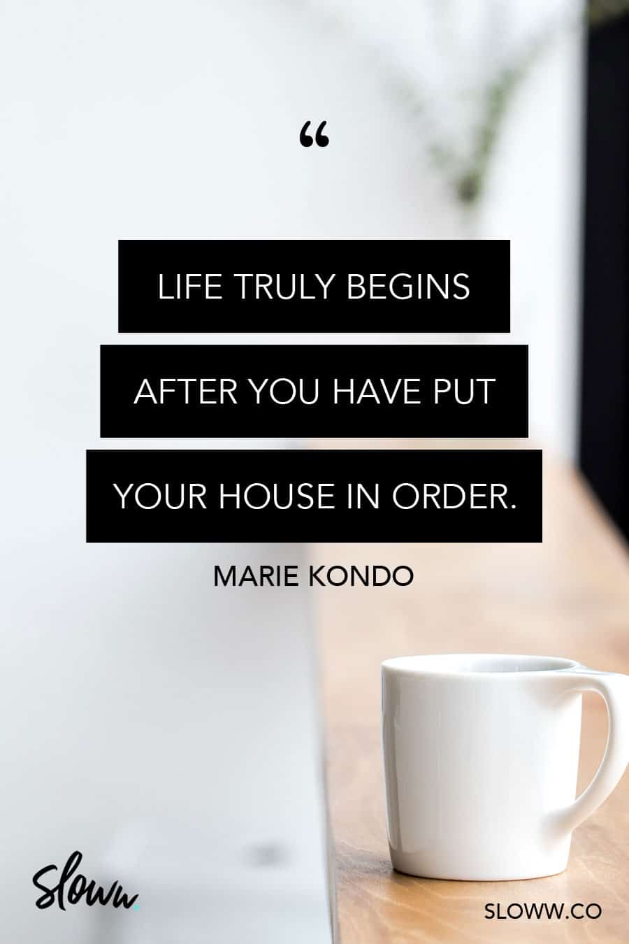 Sloww KonMari Method