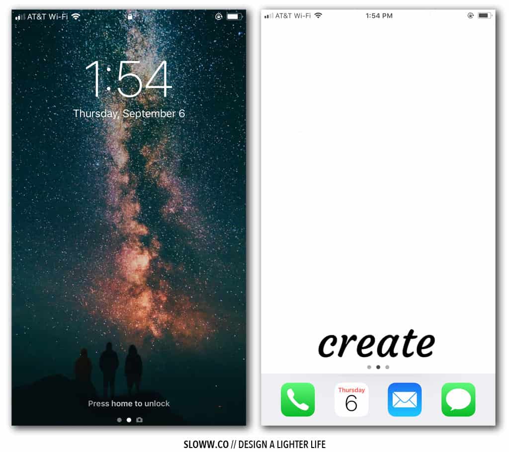 Sloww Digital Declutter Phone Screens