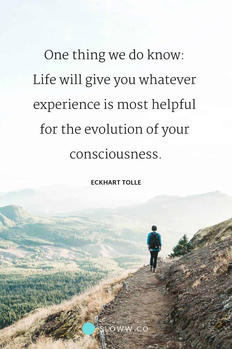 Sloww Tolle Experience Quote