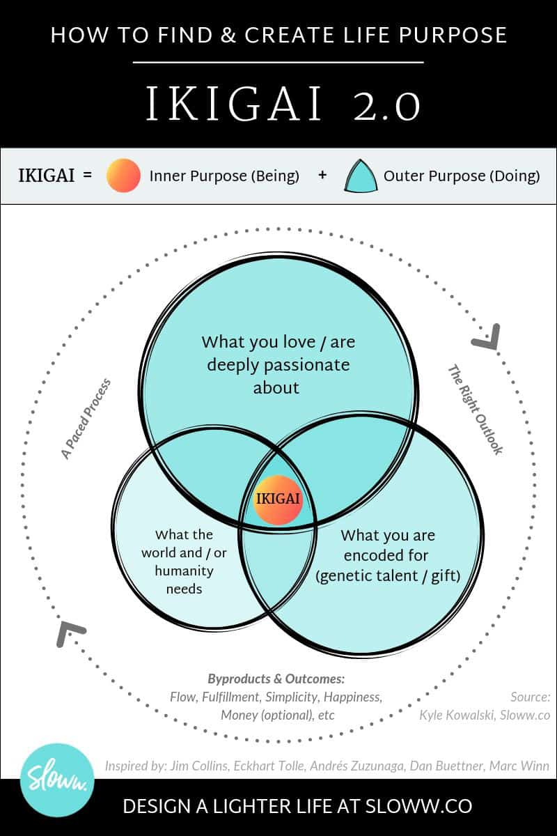 Sloww Ikigai 2.0 by Kyle Kowalski