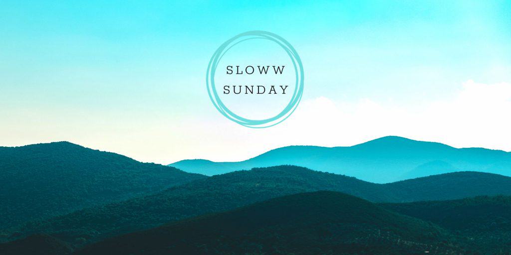 Sloww Sunday Newsletter
