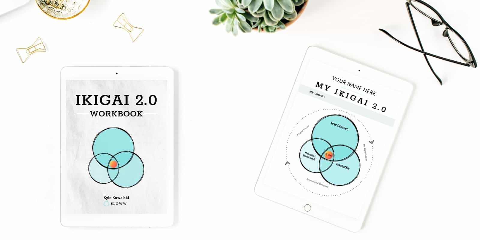 Sloww Ikigai 2.0 eBook Workbook