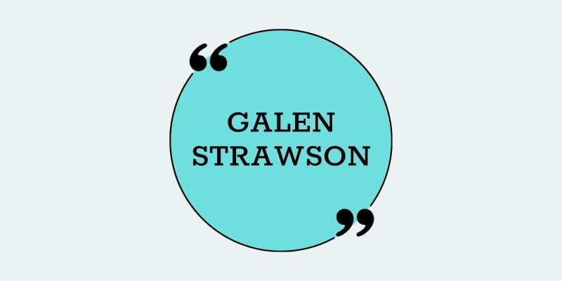 Galen Strawson Quotes